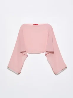 Chiffon shrug - pink