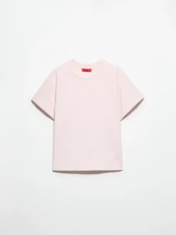 Cotton and linen T-shirt - pink