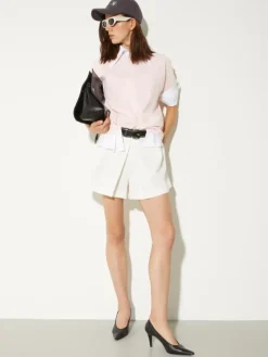 Cotton and linen T-shirt - pink