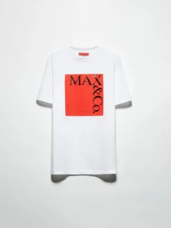 Cotton jersey logo T-shirt - red