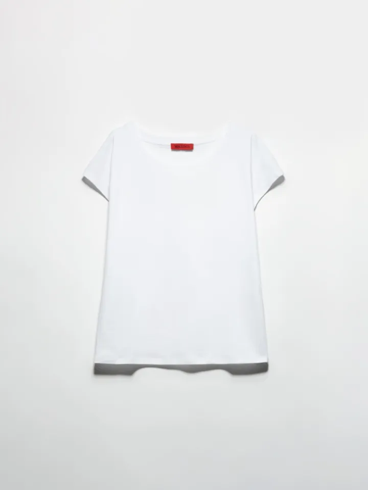 Cotton jersey T-shirt - optical white