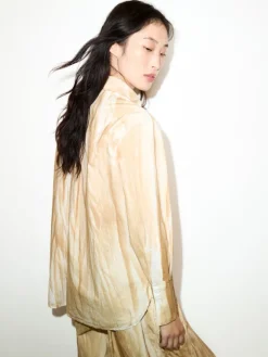 Cotton-poplin shirt - buck