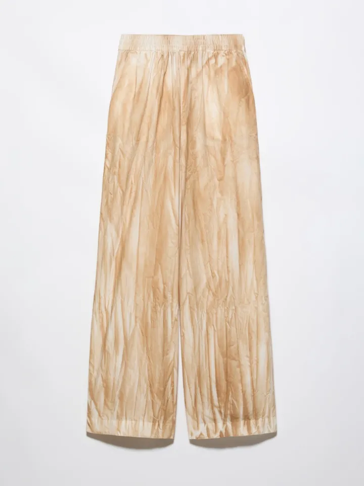 Cotton-poplin trousers - buck
