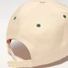 Embroidered baseball cap - cream