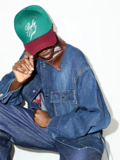 Embroidered baseball cap - green
