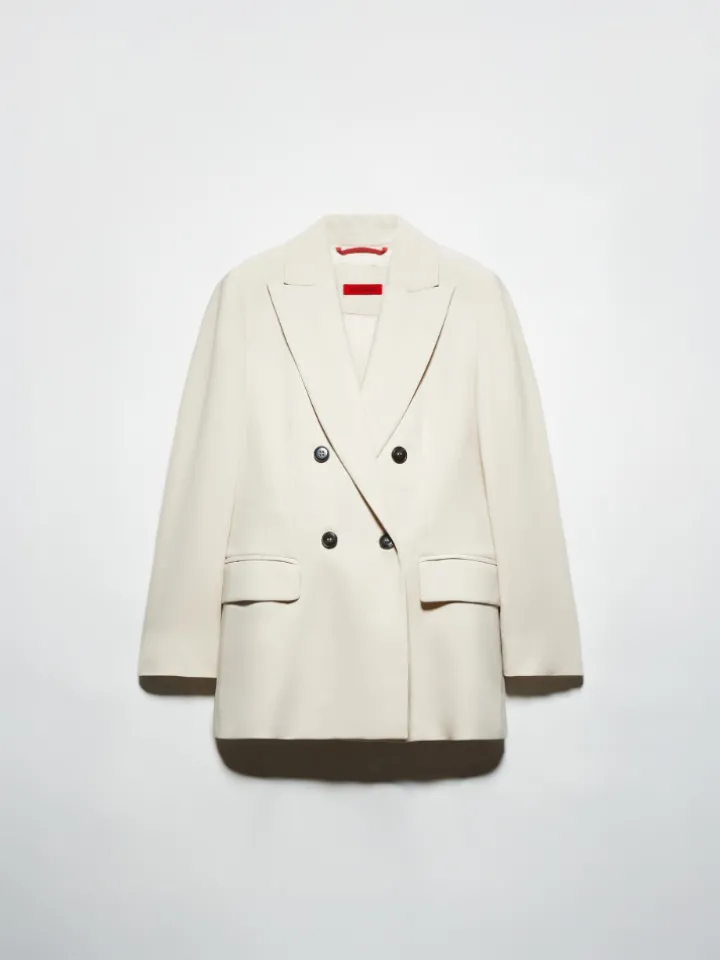 Envers satin blazer - beige