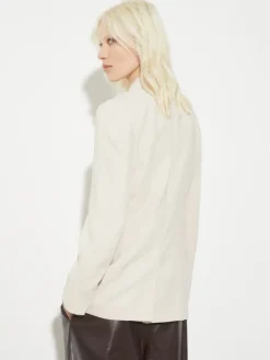 Envers satin blazer - beige