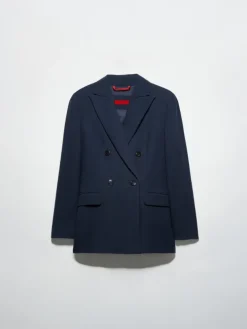 Envers satin blazer - ultramarine