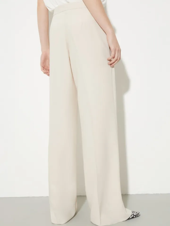 Envers satin trousers - beige