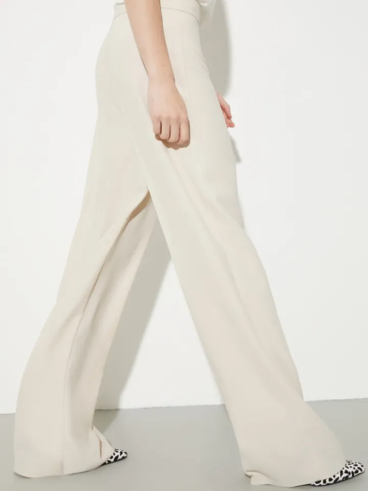 Envers satin trousers - beige