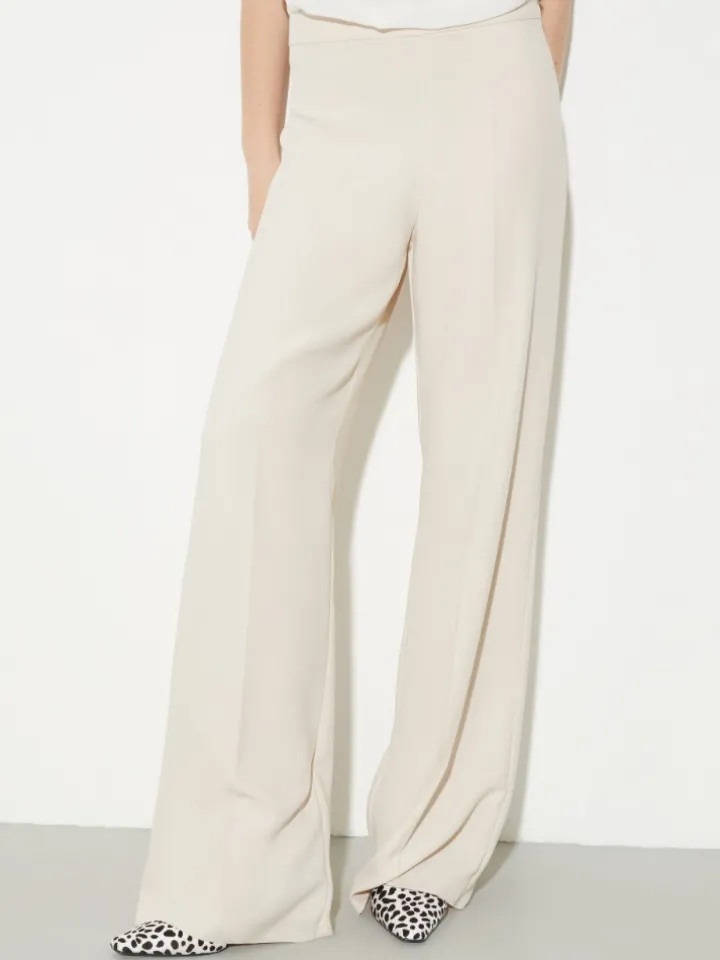 Envers satin trousers - beige