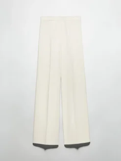 Envers satin trousers - beige