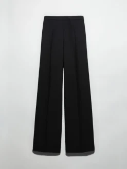 Envers satin trousers - black