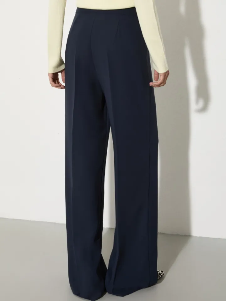 Envers satin trousers - ultramarine