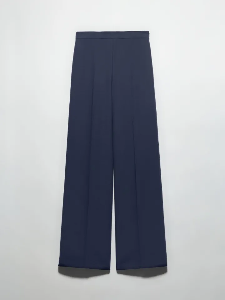Envers satin trousers - ultramarine