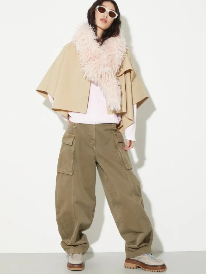 Fisherman's rib-knit jumper - pink