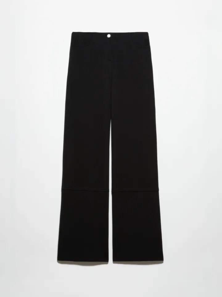 Fleece trousers Sami Miró &Co.llaboration - black