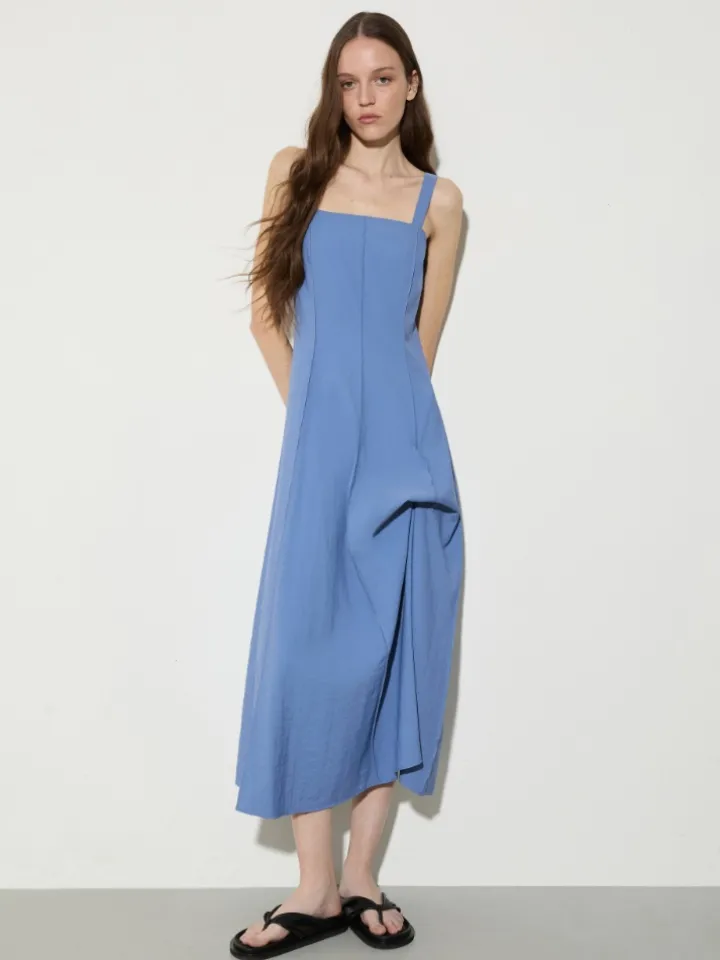 Fluid nylon princess dress - avio