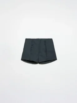 Gabardine shorts Sami Miró &Co.llaboration - dark grey