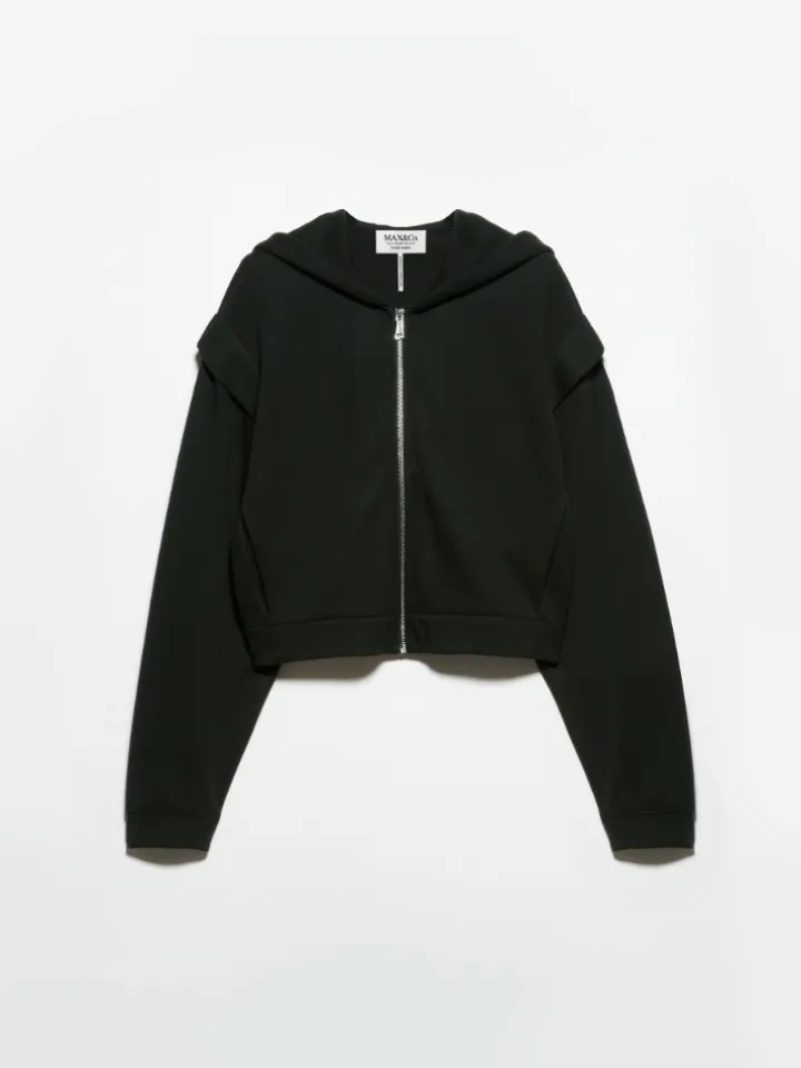 Hooded sweatshirt Sami Miró &Co.llaboration - black