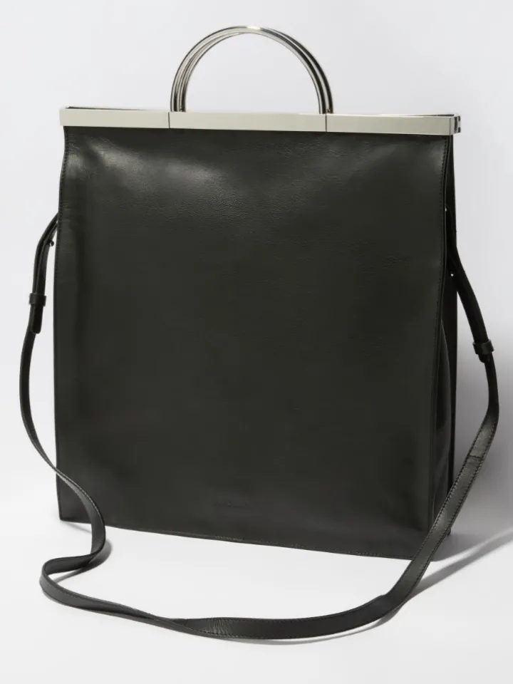 Leather bag - black