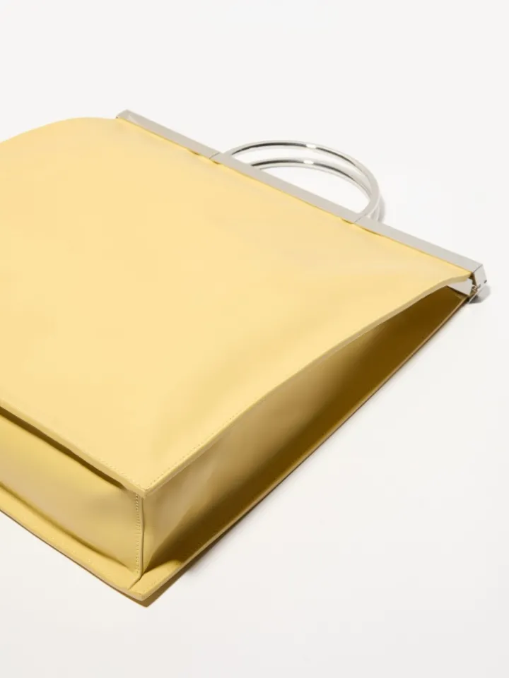 Leather bag - yellow