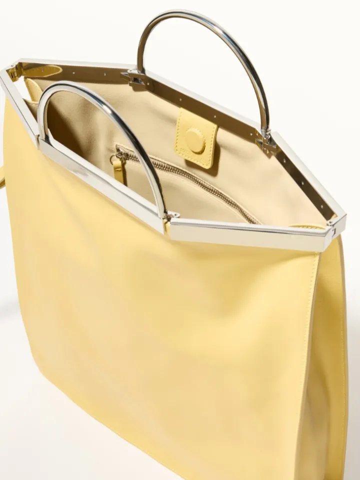 Leather bag - yellow
