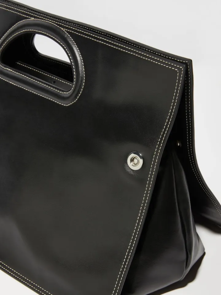 Leather Bookbag Sami Miró &Co.llaboration - black