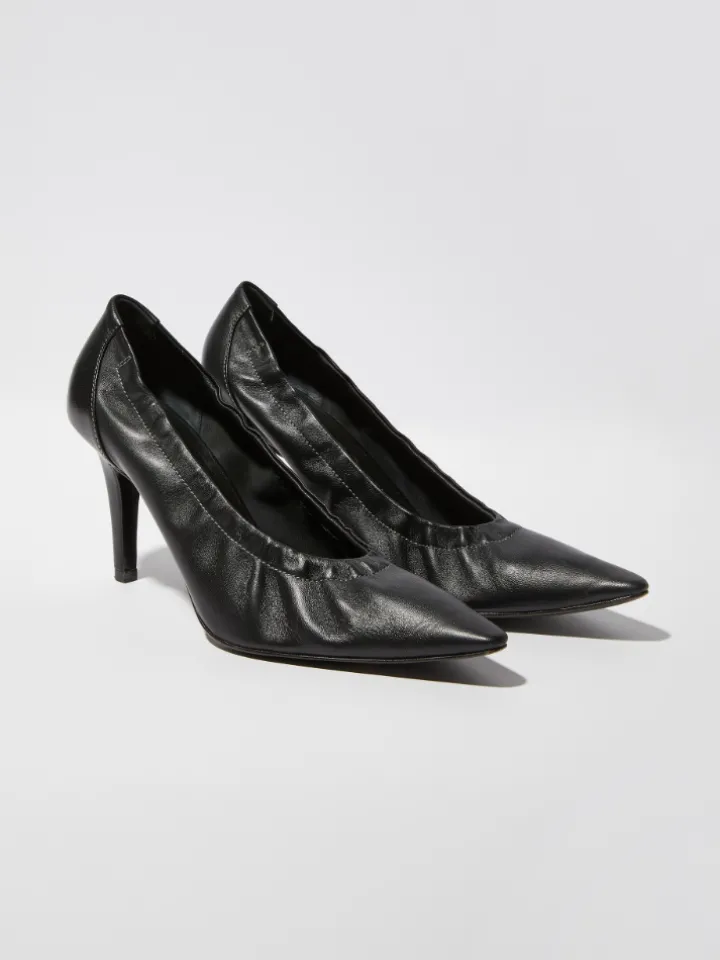 Leather pumps Sami Miró &Co.llaboration - black