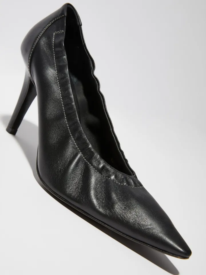 Leather pumps Sami Miró &Co.llaboration - black