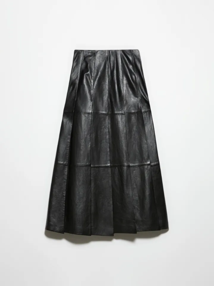 Leather skirt Sami Miró &Co.llaboration - black