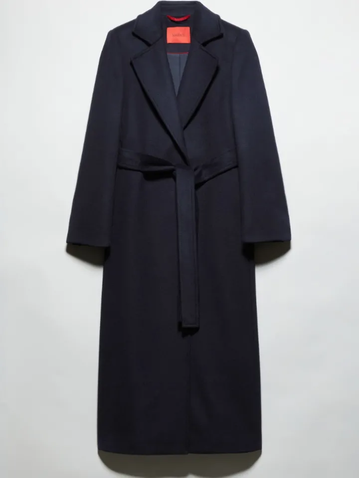 Longrun coat in drap - navy