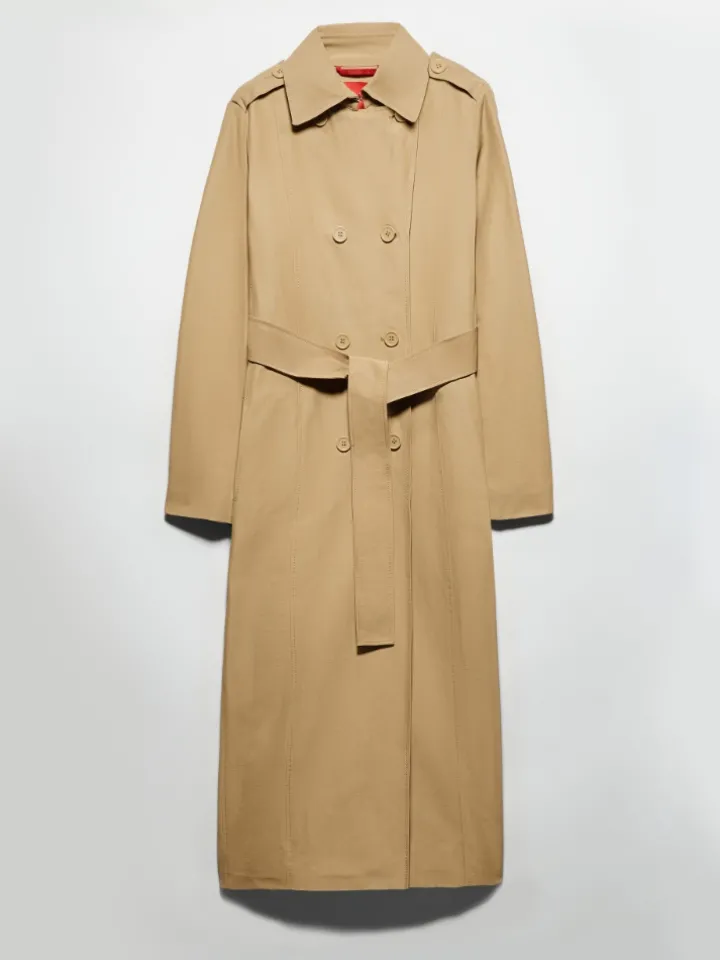 Ottoman midi trench coat - must