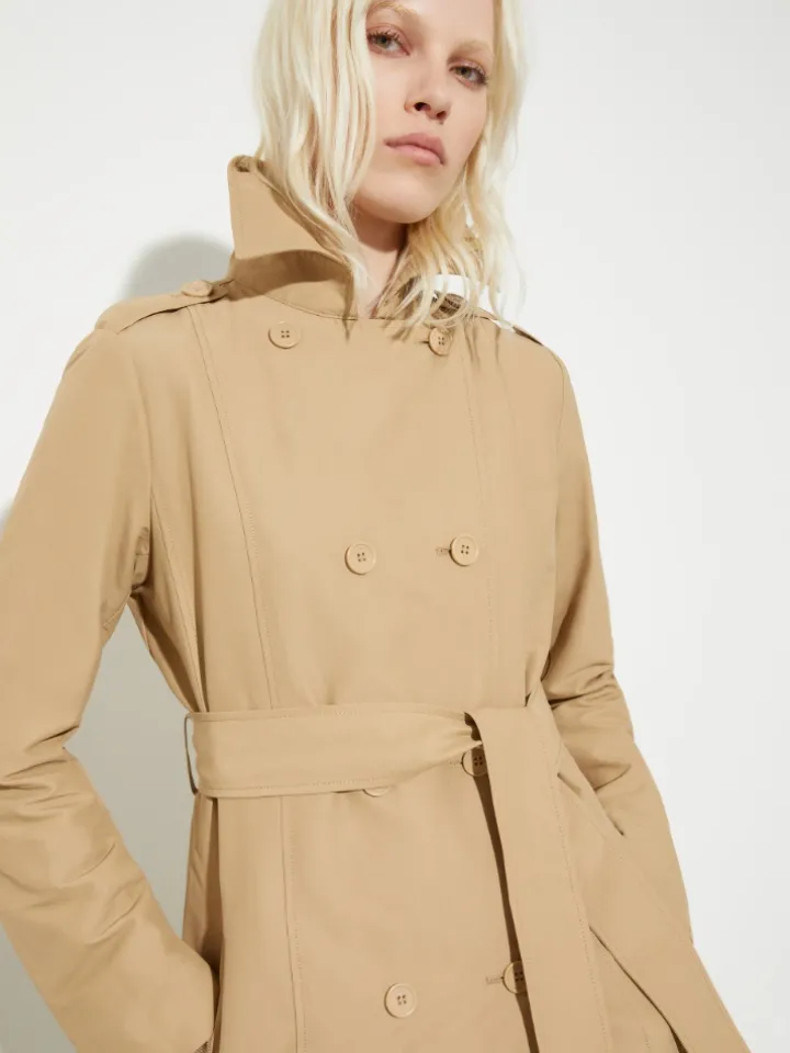 Ottoman midi trench coat - must