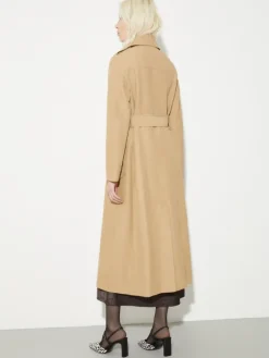 Ottoman midi trench coat - must