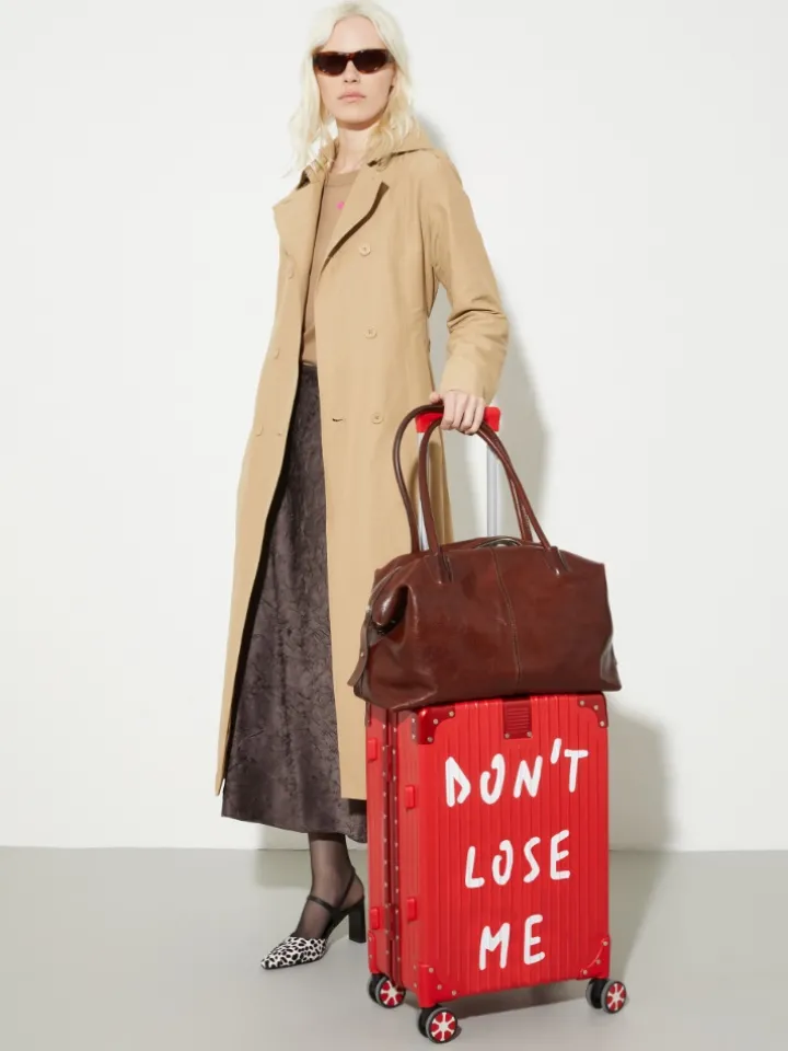 Ottoman midi trench coat - must