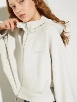 Oversized cropped sweatshirt - grey
