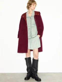 Oversized nylon bomber jacket - jade