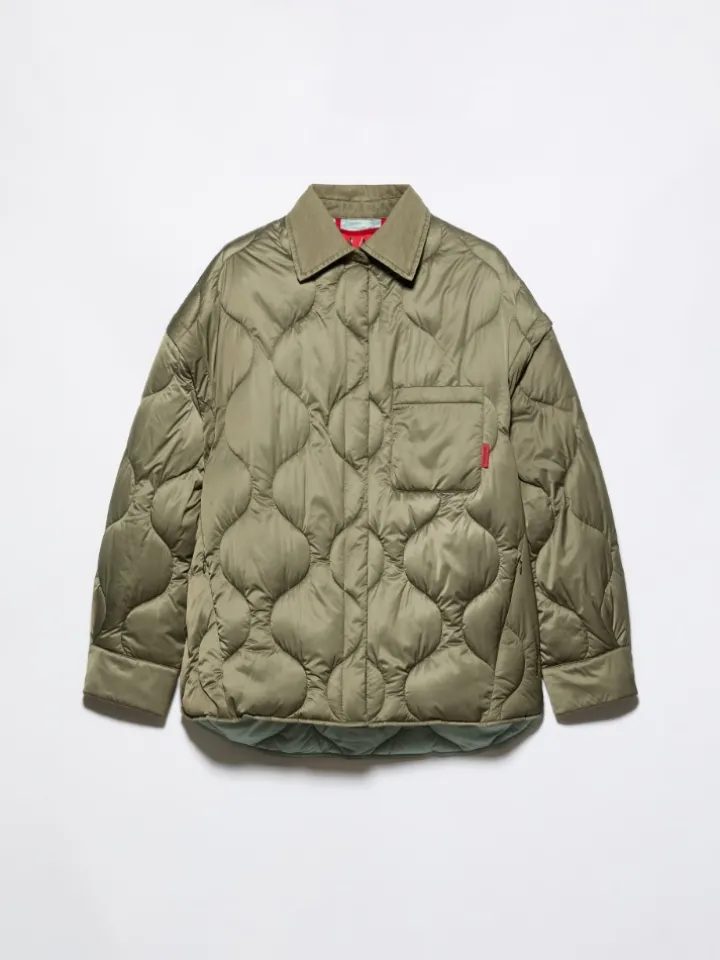 Padded shacket - kaki