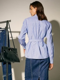 Poplin shirt Sami Miró &Co.llaboration - avio