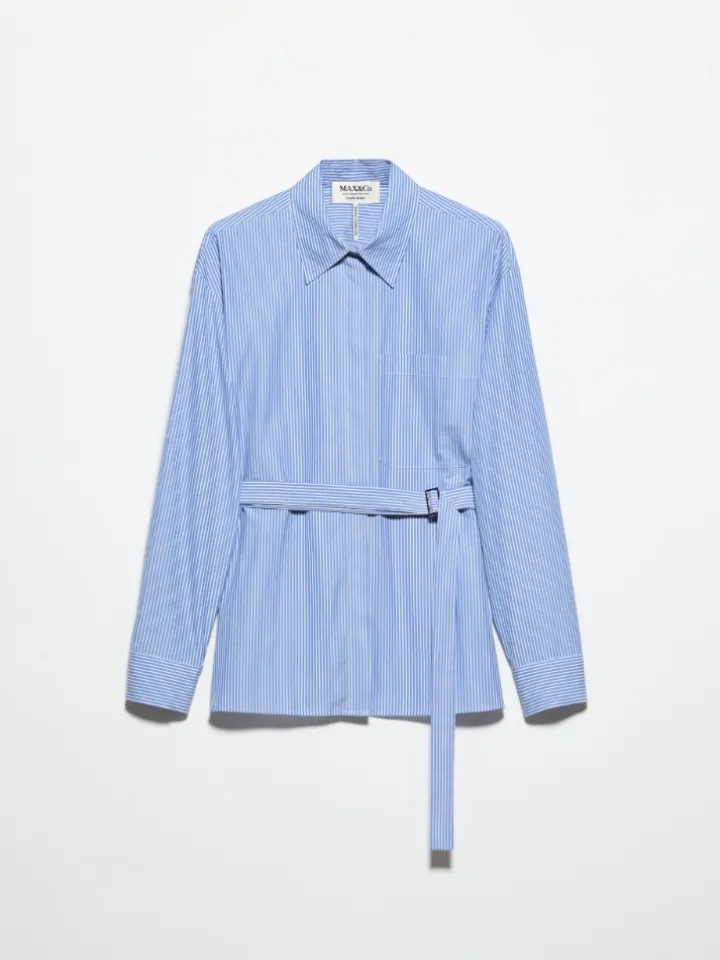 Poplin shirt Sami Miró &Co.llaboration - avio