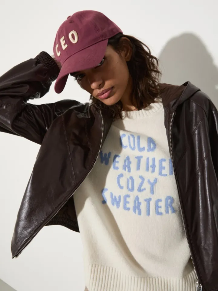 P. Terzini &Co.llaboration cap - bordeaux