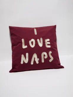 P. Terzini &Co.llaboration cushion - bordeaux