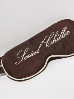 P. Terzini &Co.llaboration eye mask - aubergine