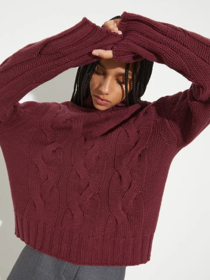 P. Terzini &Co.llaboration jumper - bordeaux
