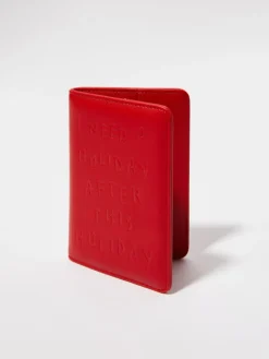 P. Terzini &Co.llaboration passport holder - red