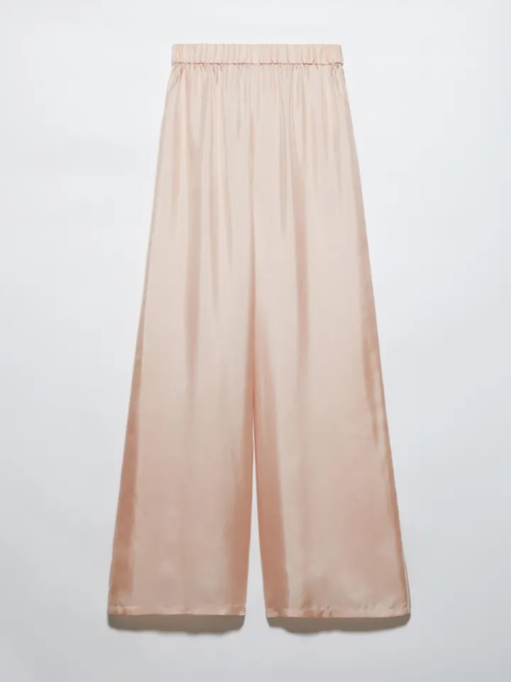 P. Terzini &Co.llaboration silk trousers - pink