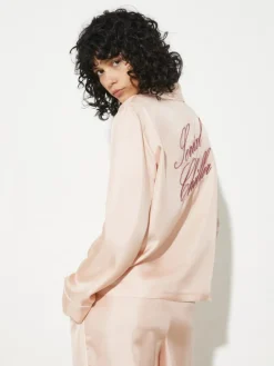 P. Terzini &Co.llaboration silk shirt - pink