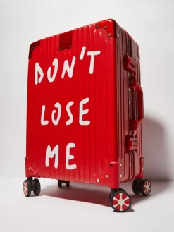P. Terzini &Co.llaboration trolley case - red