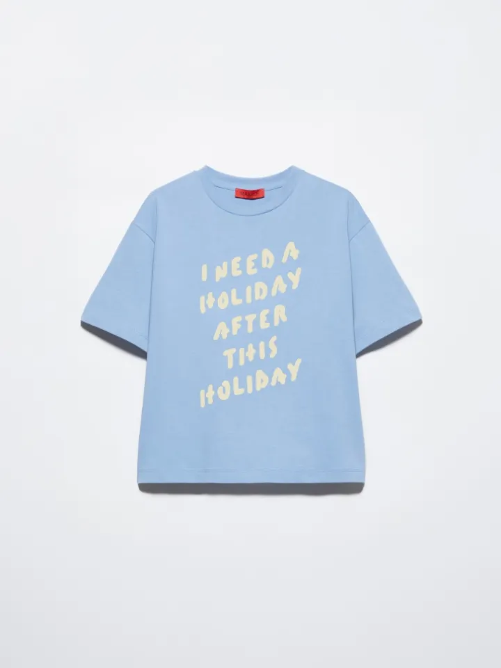 P. Terzini &Co.llaboration T-shirt - light blue